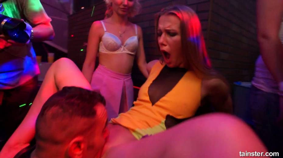 Oversexed chick Tiffany Doll goes wild at the party hardcore - 22. pic