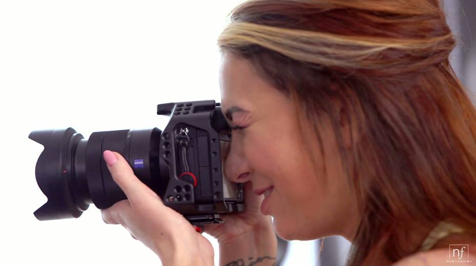 Delicious babe Ani Blackfox is making love with lesbian photographer - 2. pic