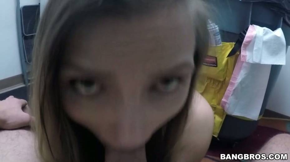 Slutty housewife Layna Landry gives pov blowjob and swallows sperm - 25. pic