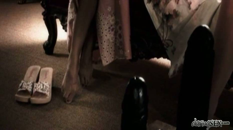 Tempting lesbian geisha is fondling her girlfriend before pussy licking - 4. pic