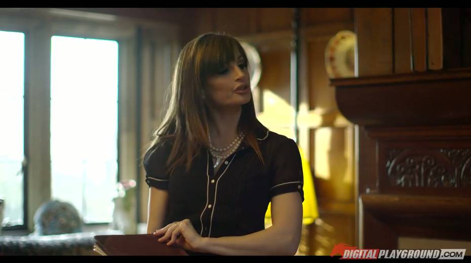 Whore wife Ava Courcelles is cheating on her old blind husband - 2. pic