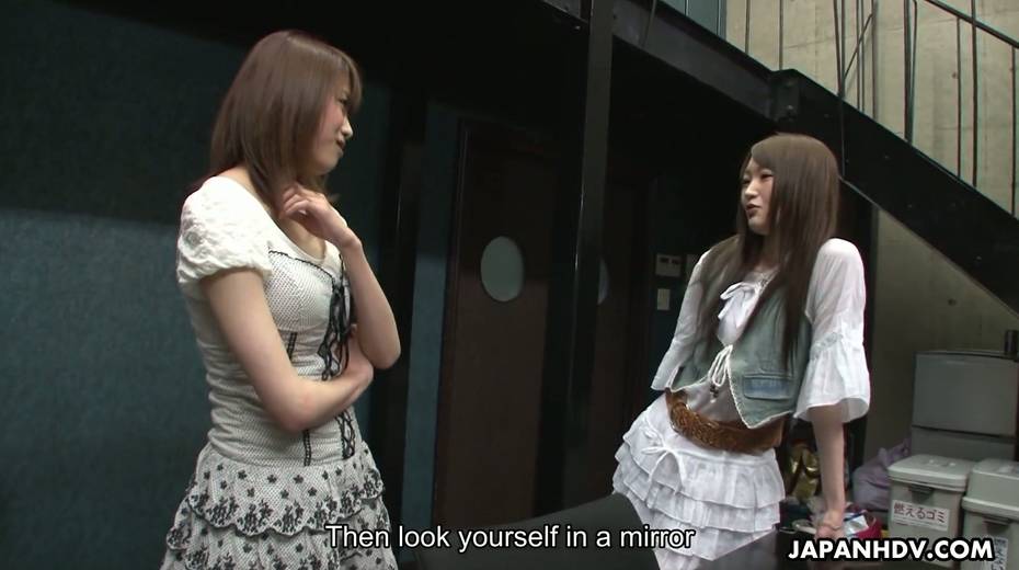 Two kinky dude undress and fuck shy and pretty Japanese gal Rina Serizawa - 3. pic