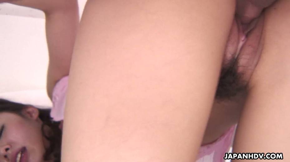 Japanese chick Eri Ouka shows off her hairy creampied pussy - 20. pic
