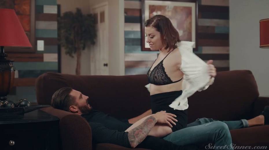 Tattooed seductress Sovereign Syre rides a dick and gets doggy fucked - 4. pic
