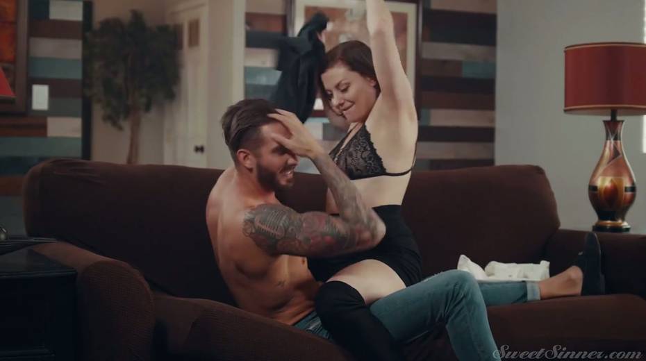 Tattooed seductress Sovereign Syre rides a dick and gets doggy fucked - 5. pic