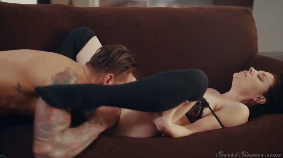 Tattooed seductress Sovereign Syre rides a dick and gets doggy fucked - 7. pic