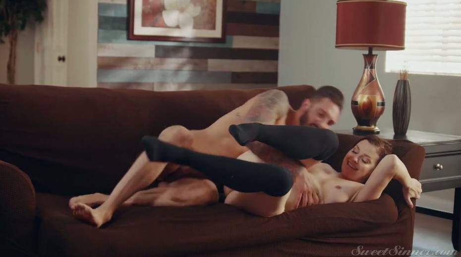 Tattooed seductress Sovereign Syre rides a dick and gets doggy fucked - 25. pic