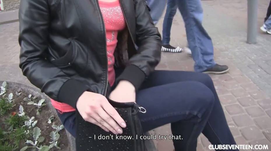 Young brunette Kate is picked up and fucked by kinky stranger - 3. pic
