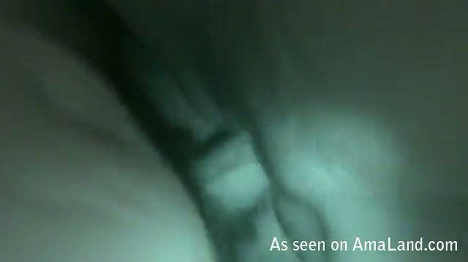 Amateur hairy pussy is nailed in a missionary position in POV clip - 13. pic