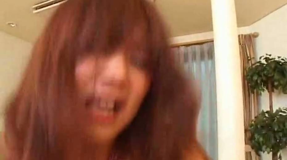 Insatiable Asian redhead adores steamy threesome with her roommates - 4. pic