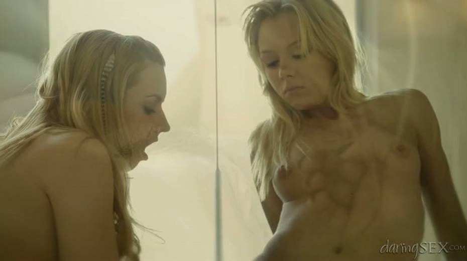 Two stunning sweeties make love early in the morning - 3. pic