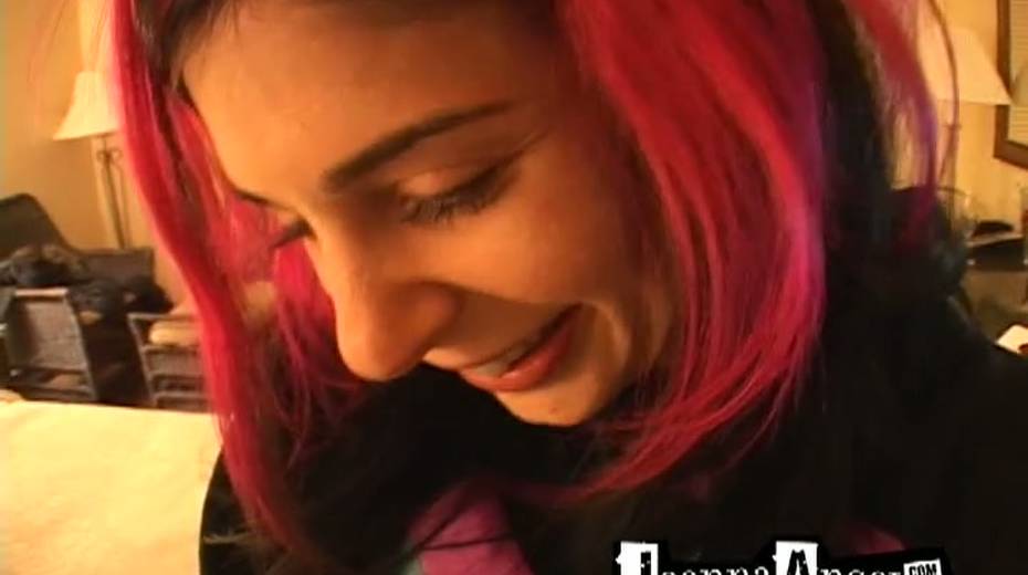 Perverted emo chick Joanna Angel provides he rman with great pov blowjob - 5. pic