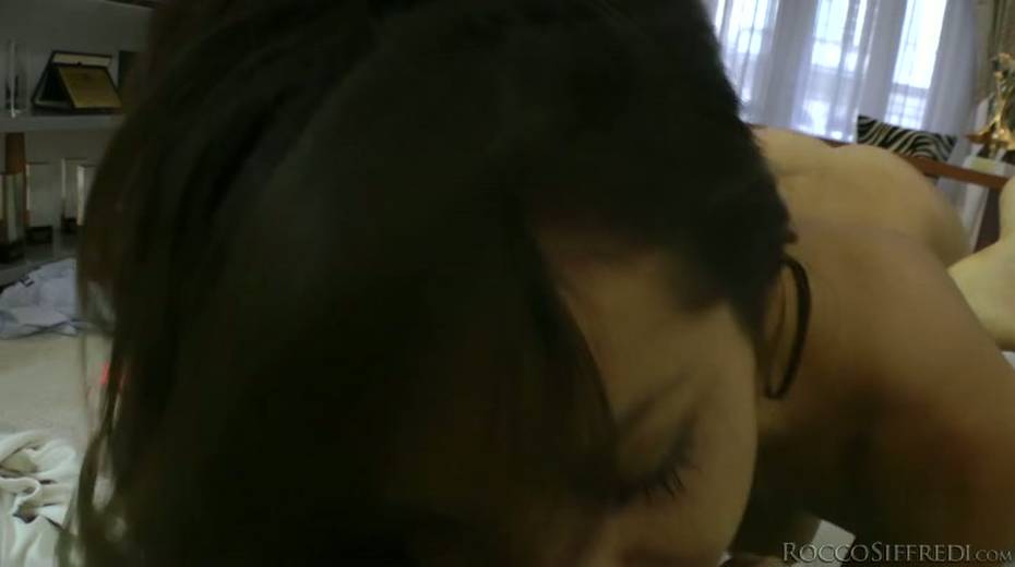 Raunchy brunette girl with big boobs gets ass fucked brutally - 11. pic