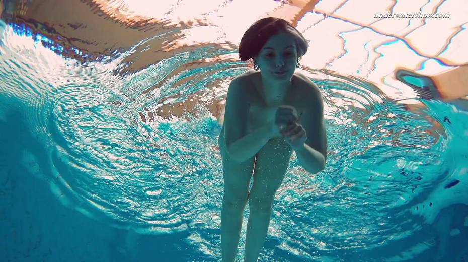 Attractive babe Dashka shows striptease under the water - 5. pic