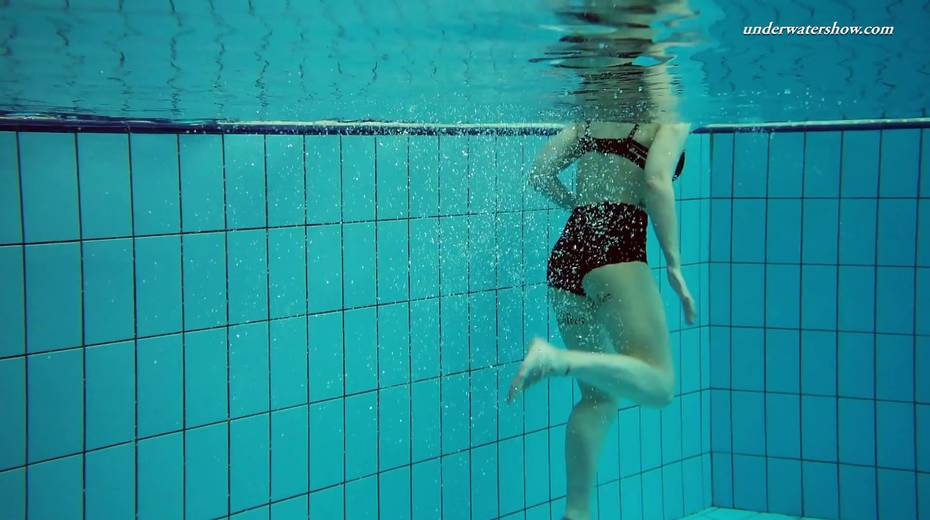 Attractive babe Dashka shows striptease under the water - 22. pic