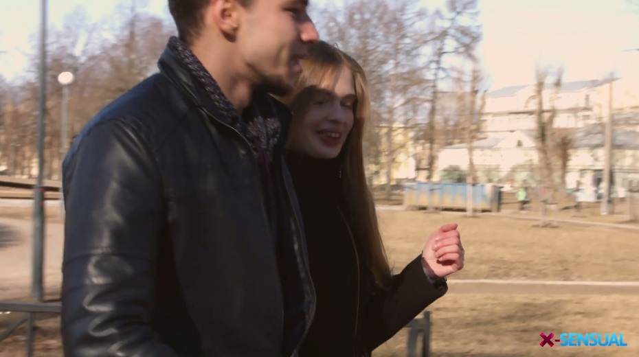 Beautiful teen Adel Bye is making with her new boyfriend - 2. pic