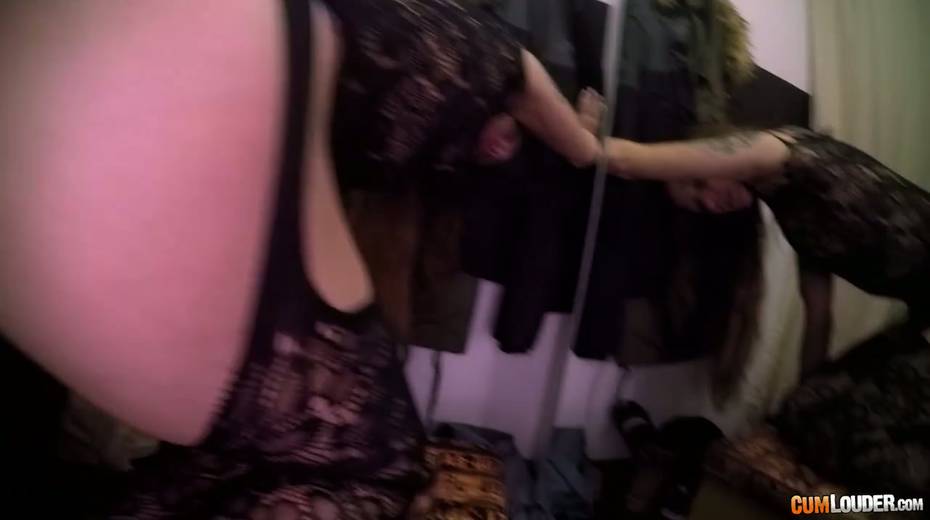 Black stud fucks slutty harlot Alexa Nasha in front of the mirror - 13. pic