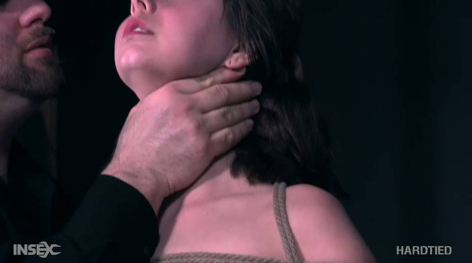 Tied up hottie Shae Celestine is tied up and punished by one kinky dude - 8. pic