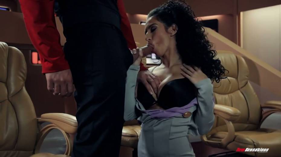 Sextractive babe April ONeal gives a sensual blowjob and gets her pussy fucked - 6. pic