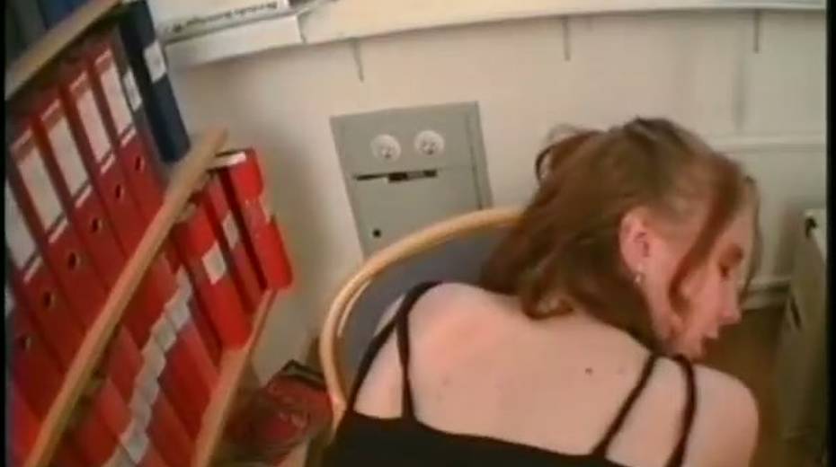 Pale skinned secretary screwed deep in her pussy in a doggy position - 14. pic