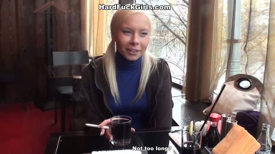 Smoking blonde hotties is screwed bad in hardcore gangbang session - 2. pic
