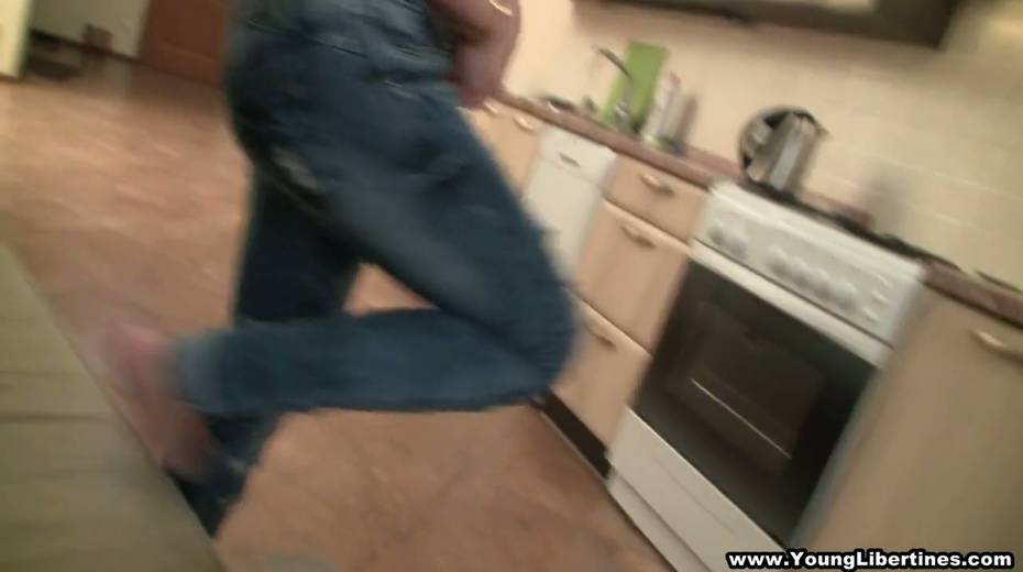 Beautiful red haired teen Inga is fucked hard on a pov camera - 3. pic