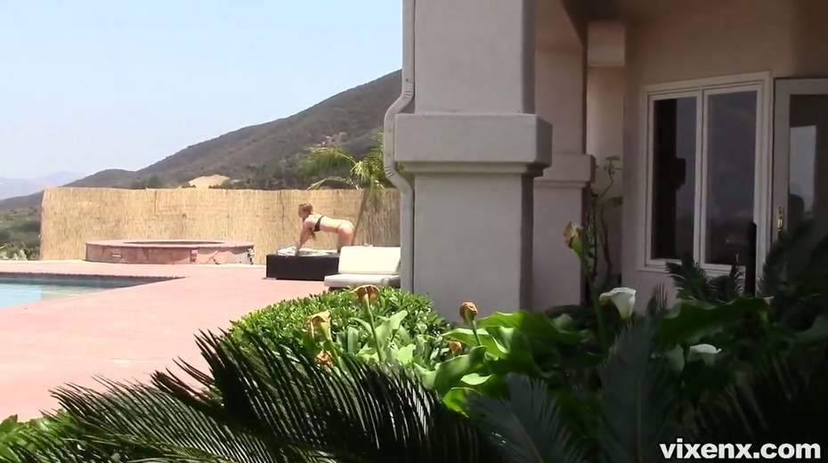 Pretty babe Lyra Law is sucking dick on a pov camera after taking a sunbath - 5. pic