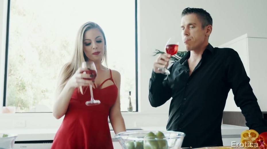 Man eating bitch Britney Amber is fucked right in the kitchen - 2. pic