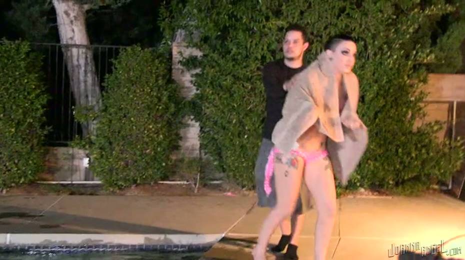 A bunch of dirty porn sluts at the pool party - 11. pic