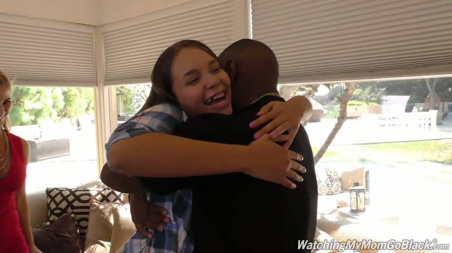 Dude jerks off dick and watches how his GF and stepmother moan under BBC - 2. pic