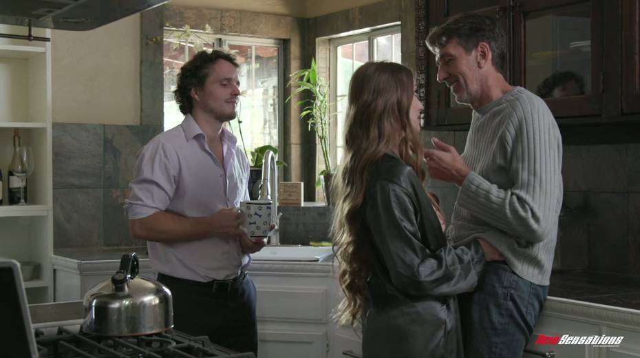 Sex-appeal chick Samantha Hayes is fucked by two hot blooded boyfriends - 3. pic