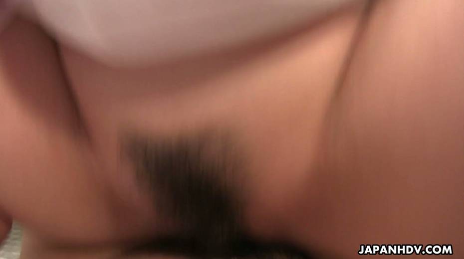 Japanese nympho Kaede Oshiro bangs one geeky dude in the men's room - 19. pic
