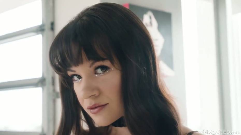 Slutty young chick Alison Rey gives a rimjob and blowjob to her sugar daddy - 4. pic