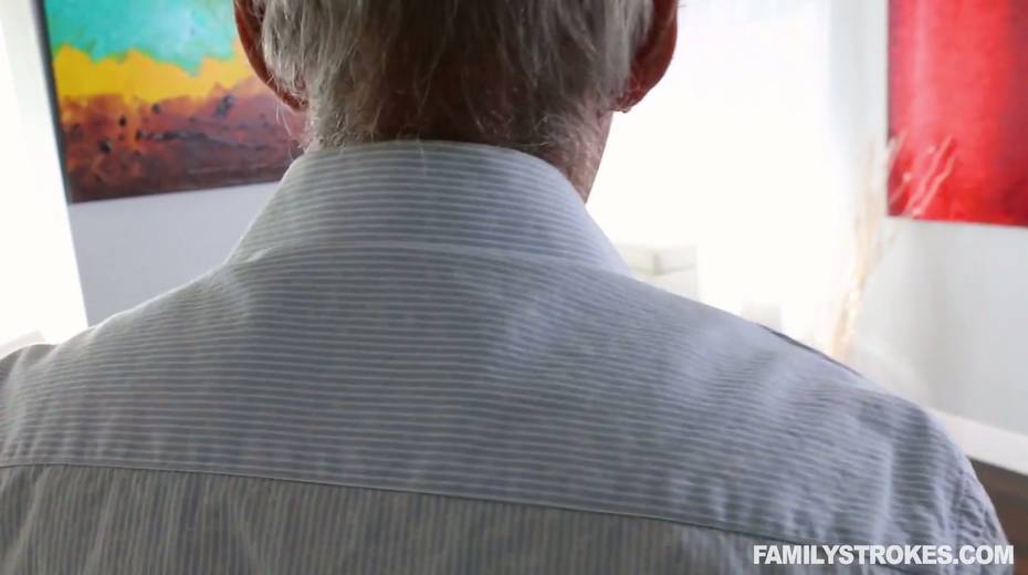 Spoiled teen Brooke Haze is getting her pussy rammed in the presence of sleeping grandpa - 3. pic