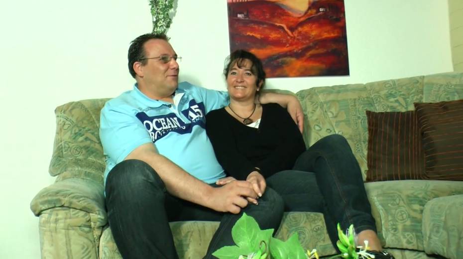 Mature couple invites perverted neighbor for dirty threesome sex - 2. pic