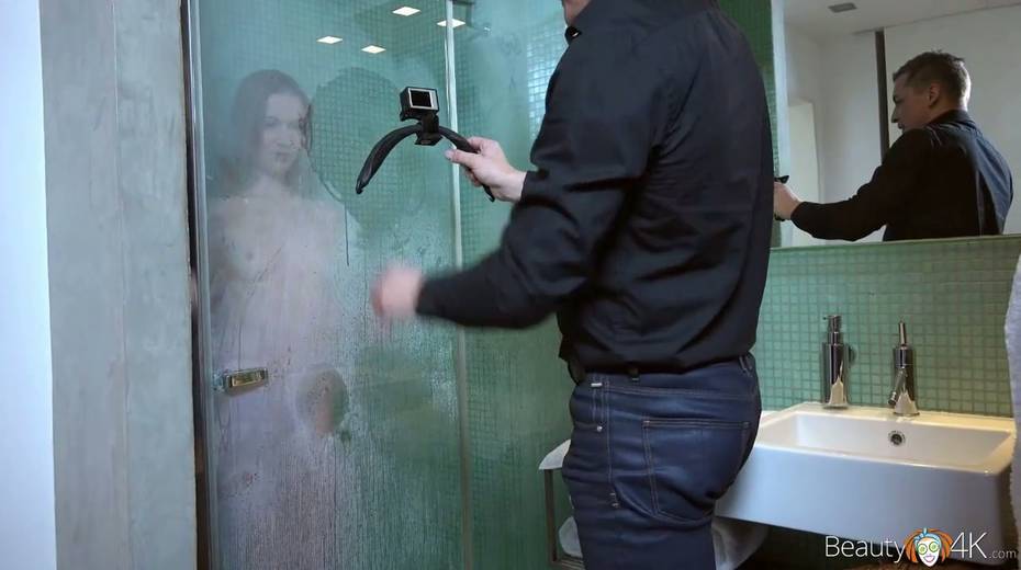Slender babe Alexis Crystal takes a shower before passionate anal sex - 2. pic