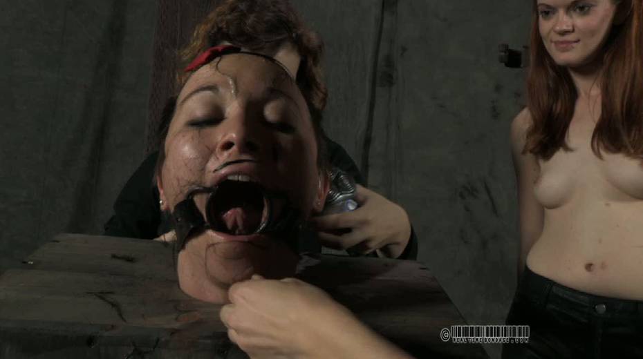 Several chicks tie up sex-slave and shave her head - 5. pic