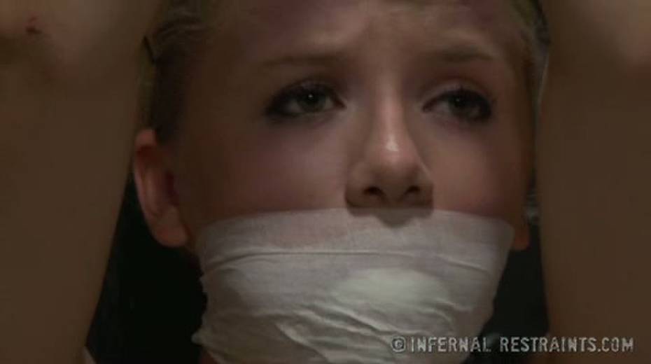 Raunchy blonde is locked in shackles and totally helpless - 8. pic