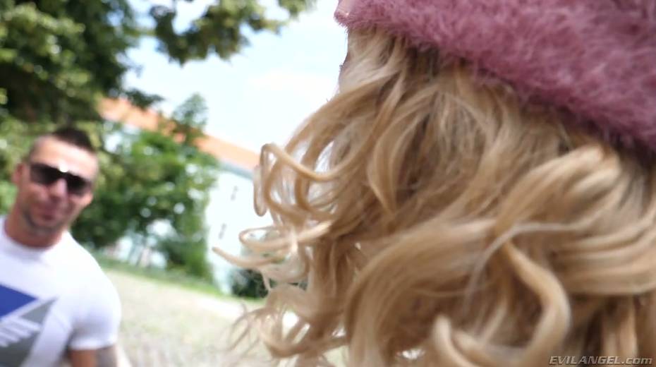 Whorish blonde Cherry Kiss is eager for hardcore double penetration - 3. pic