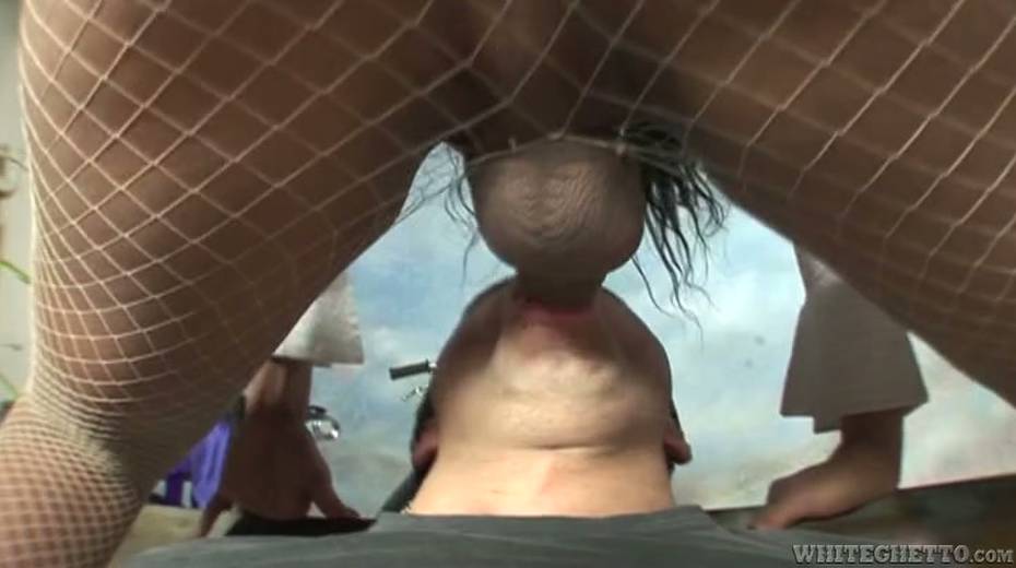 Ugly shemales with fine asses share one horny dude - 12. pic