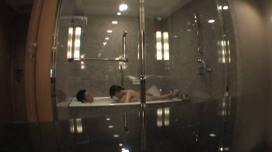 Lascivious Asian hussy is taking a super sensual bath with her lover - 13. pic
