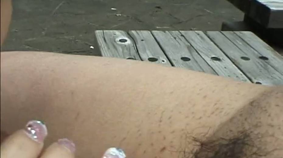 Pretty Jap gal gives great blowjob in a park outdoor - 11. pic