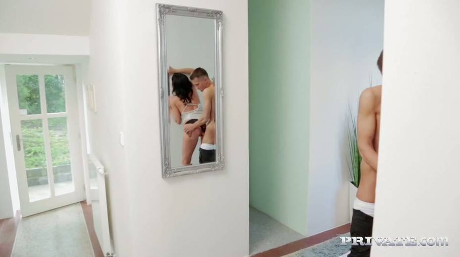 Whore Czech wife Celine Noiret is cheating on her husband with nextdoor dude - 13. pic