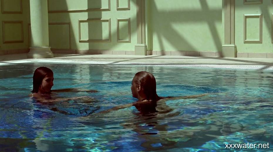 Two adorable hotties Olla Oglaebina and her nasty girlfriend are swimming in the pool - 3. pic