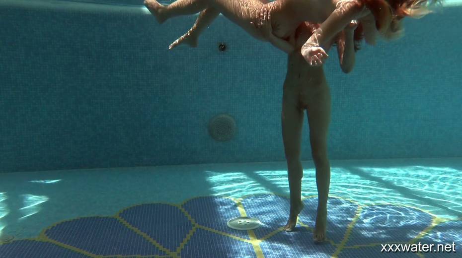 Two adorable hotties Olla Oglaebina and her nasty girlfriend are swimming in the pool - 12. pic