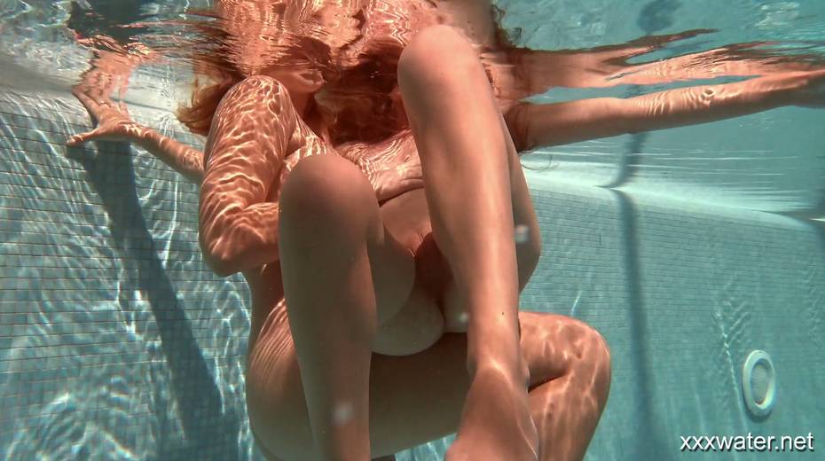Two adorable hotties Olla Oglaebina and her nasty girlfriend are swimming in the pool - 16. pic