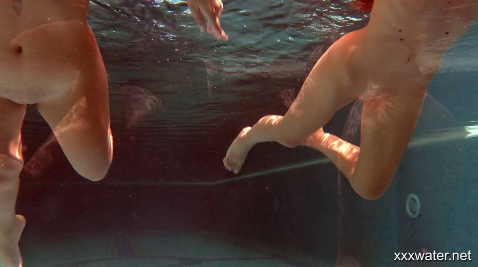 Two adorable hotties Olla Oglaebina and her nasty girlfriend are swimming in the pool - 22. pic