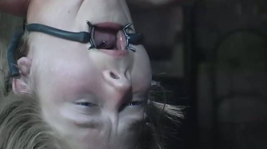 Suspended in upside down pose blonde gets punished - 2. pic
