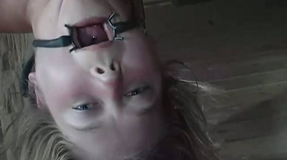 Suspended in upside down pose blonde gets punished - 6. pic