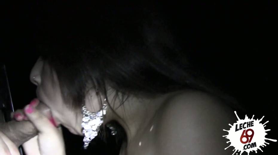 Trashy looking whore Hole Anabel gives her head and eats semen - 10. pic